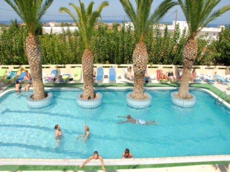 מאליה Nikos Hotel מראה חיצוני תמונה